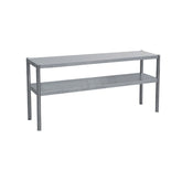 Raft suprapozabil inox cu 2 polițe 2000x350x700mm, Bonner